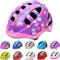 meteor® Kinderfahrradhelm Sicherer Fahrradhelm Kinder-Helm rollerhelm mädchen kinderfahrradhelm für Mountainbike Inliner skaterhelm BMX fahradhelm Scooter Jungen Bike Helmet SIZE: S 48 bis 52 cm 210 g