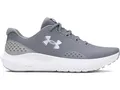 Under Armour Herren Charged Surge 4, leichte und atmungsaktive Laufschuhe, gepolsterte Joggingschuhe für langen Komfort,Steel / Mod Gray / White,45