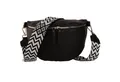MIRROSI Bauchtasche Damen Taschen, Umhängetasche, Brusttasche, 26x18x9cm Veganes Leder (Schultertasche für jeden Anlass), Crossbody Bag, Bohemian gemusterten& verstellbaren Schulterriemen