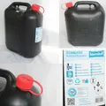20L Reservekanister Kunststoff – UN Benzinkanister für E10 & Diesel, Schwarz