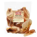 DIBO Rinderohren, 10er-Beutel, der kleine Naturkau-Snack oder Leckerli für Zwischendurch, Hundefutter, Qualitätskauartikel ohne Chemie