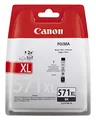 Canon Originaltinte CLI-571XL BK, Größe XL, Schwarz, Plastikverpackung (alte Version)