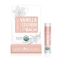 Alteya Bio Lippenbalsam Vanille und Geranie 4.5g – USDA Organic-zertifiziert Rein Natürlich – Lippenpflege auf der Basis sorgfältig selektierter Auswahl an Pflanzenölen und-buttern
