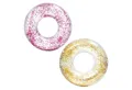 Intex Schwimmring INTEX Schwimmreifen Glitter transparent 107cm (1-tlg), Glitzer-Design