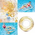 AUSWAHL: Intex Schwimmring Glitzer - XXL Schwimmreifen Glitter Lounge Gold Pink