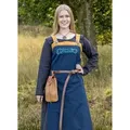Battle Merchant Ritter-Kostüm Wikinger Überkleid mit Stickerei im Jellingstil Blau / Gelb XL blau|gelb XL | XL