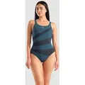 Badeanzug Damen arena Shapewear Isabella - Mangrove-night Grey - 36