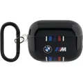 BMW BMAP222SWTK AirPods Pro 2 gen cover czarny/black Multiple Colored Lines (Kopfhörer Hülle) (BMW000623-0)