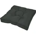 Lounge Sitzkissen Outdoor Graphitgrau, 10cm, 50cm, 50cm - Beautissu