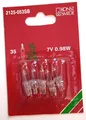 Lämpchen für Konstsmide Miniatur-Lichterkette 7V, 0,98W, klar, 5er Set
