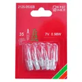 Konstsmide 2125-053SB Mini Ersatz Birne Lämpchen klar 5er Set 7V 0,98W für Innen