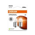 2x OSRAM ORIGINAL R5W GLÜHLAMPE 12V BA15S | 5007-2BL