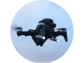 ROBOTERWERK Roboterwerk SELFIE 300 Dual, für DJI FPV Drohnen Beleuchtungssystem, Transparent/Schwarz