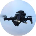 ROBOTERWERK Roboterwerk SELFIE 300 Dual, für DJI FPV Drohnen Beleuchtungssystem,