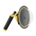 TELESIN Dome Port für GoPro Hero 9 Kamera Zubehör, Unterwasser 6" GoPro Dome Port Abdeckkoffer mit Floating Bobber Handle + Trigger für Go Pro Hero 9 Black