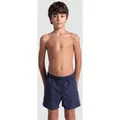 Badeshorts Jungen Fundamentals Logo - Navy-turquoise - 140
