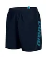 Arena Jungen Fundamentals Logo Jr Boxer Swim Trunks, Navy-Turquoise, 140 EU