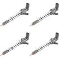 4x Continental/VDO Einspritzdüse für VW Golf VI 5K1 1.6 TDI Skoda Octavia II