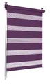 Doppelrollo   Lila 95 x 130cm Klemmfix ohne Bohren Seitenzugrollo Klemmrollo WOW