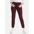 STOOKER WOMEN 5-Pocket-Jeans Nizza Denim Basic Tapered Fit Jeans Tapered Fit Casual Clean Wash Denim Jeans für Damen rot 40
