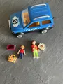 PLAYMOBIL City Life 9278 Mobiler Hundesalon Auto Wagen Blau mit Figuren