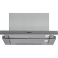 Bauknecht DBAH 64 LM X - Flachschirmhaube mit 5 Jahre Garantie, Silbergrau, Umluft/Abluft, 60 cm DBAH64LMX