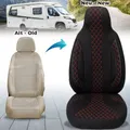 Wohnmobil Sitzbezüge für Ford Transit Custom Vanestro Pacific Titanium (WPL402)