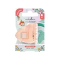 invisibobble - EVERCLAW S Oasis Coral Crush - Kleine Haarspange in sanftem Korallenrot - Metallfrei & haarschonend - Trendiger Look, sicherer Halt, gesundes Haar