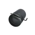 Bertrams 196510 Kaminrohr 2 mm schwarz, Senotherm, mit Drosselklappe, 250 mm lan