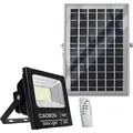 Avizar, LED-Solarstrahler 60W IP67 mit separatem Panel und Fernbedienung, Schwarz transparent - Transparent