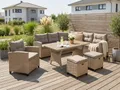 Konifera Gartenlounge-Set "Keros Premium", beige (beige meliert)