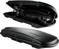 Dachbox JUXT400L +Alu Dachträger RB003 für Volkswagen Tiguan 5Türer ab 16