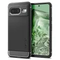Spigen Rugged Armor Hülle Kompatibel mit Google Pixel 8 -Schwarz