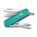 Victorinox Classic SD 7 Funktionen, kleines Taschenmesser Tropical Surf 0.6223.T24G