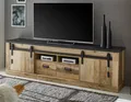 Furn.Design Lowboard Stove (Flat-TV Unterschrank in Used Wood, Breite 200 cm), Soft-Close