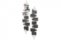 KunstLoft® Wanddeko Metall 'Living Geometry' | Wandskulptur 25x108x15cm