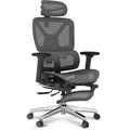 Ergonomischer Bürostuhl C7DG-Air LITE PRO für Führungskräfte, dunkelgrau - B