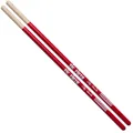 Vic Firth World Classic Signature Series Timbale Drumsticks - Alex Acuña 'Conquistador'- Red