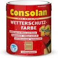 Wetterschutzfarbe, Rehbraun, 2,5 L - Consolan