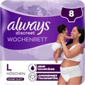 Always Discreet Wochenbett Höschen Einwegunterwäsche Hygiene Damen Schutz L
