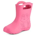 Ladeheid Eva Gummistiefel Damen federleichte wasserdichte Damenschuhe Regenschuhe LA-CA-09 (Rosa, 36/37 EU)