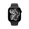 Apple WATCH Series 11 46mm GPS Aluminiumgehäuse Diamantschwarz Sportarmband Schwarz M/L