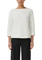 s.Oliver Jacquard-Sweatshirt im Relaxed Fit mit U-Boot-Ausschnitt