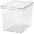 SmartStore Aufbewahrungsbox CLASSIC 16 25 Liter transparent / weiß - Weiß