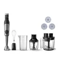 Philips 5000-Serie Stabmixer inkl. Zerkleinerer, Kompakthacker, Schneebesen - 1200W Leistung. ProMix-Technologie. LED-Geschwindigkeitsanzeiger. Stufenlose Geschwindigkeitseinstellung (HR2685/00)