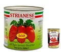 STRIANESE Geschälte San Marzano Tomaten 3Kg Ganz + Italian Gourmet polpa 400g