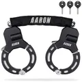 AARON Bolt Handschellenschloss für E-Scooter - Hochsicherheits-Design - Schwarz