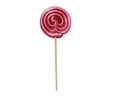 Felko Süßigkeit, Spiral Lolly Girl rosa weiß großer Lutscher mit Kirschgeschmack 80g