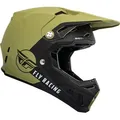 Fly Racing Formula CC Centrum Motocross Helm, schwarz-weiss-grün, Größe XS für Männer