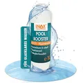 INOX® Pool Booster 1L – Hochwirksames Algizid für Pool | Flüssiger Algenvernichter mit Klareffekt | Desinfizierendes Pool Reinigungsmittel gegen Algen, Bakterien & Keime